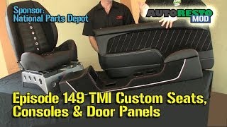 TMI NEW Bucket Seats for Classic Car Console Door Panels Mustang Camaro Episode 149 Autorestomod [upl. by Stratton]