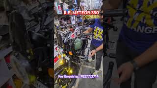 Royal Enfield METEOR 350 Modified at RAJU BHAI SKD  rajubhaiskd [upl. by Lerraf]