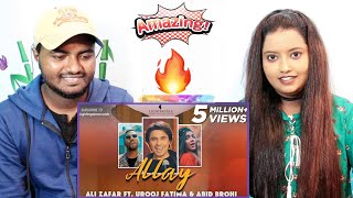 Indian Reaction on Allay Song  Munja Mar Wara  Ali Zafar ft Urooj Fatima amp Abid Brohi [upl. by Jena]