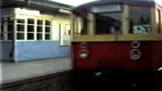 Berliner SBahn  1989 Oktober  S2 von Pav nach Lrd [upl. by Lleihsad]