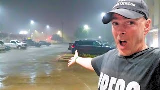 STORM CHASING Hurricane Beryl Bay City Texas [upl. by Dalston]