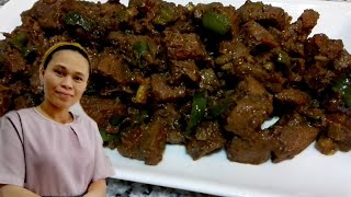 Lamb Liver Quick and Easy Recipe [upl. by Orose477]