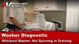 Whirlpool Washer Repair  Not Spinning or Draining  Gear case [upl. by Elwyn]