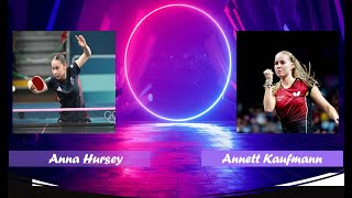 Anna Hursey vs Annett Kaufmann 1 Bundesliga Damen [upl. by Kwabena]