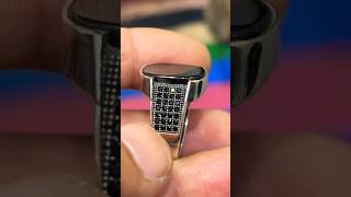 Black stone Italian ring  2024 Italian ring  Italian ring black stone  ring silverring italian [upl. by Tuchman]