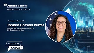 Tamara Cofman Wittes Live from COP28 on fulfilling climate finance pledges [upl. by Christian255]