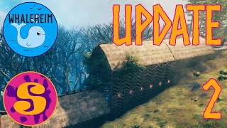 The Longest Longhouse  Update 2  Vanilla Survival Valheim no mods [upl. by Arahk]