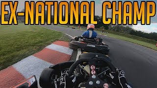 Intense Kart Race Against ExNational Champion [upl. by Mallina369]