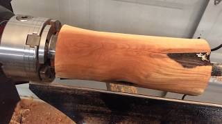 Manzanita wood turning [upl. by Christina]