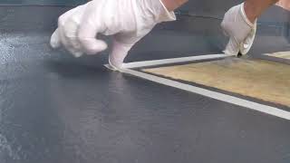 How to achieve a coated non slip aggregate finish using Cure It Slate Granules [upl. by Odrarebe]