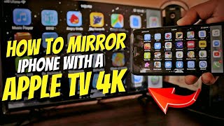 How To Mirror iPhone with Apple TV 4K [upl. by Peterman700]