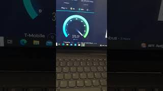 TMobile 5GUC Speedtest in Verizon laptop [upl. by Silvano]