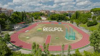 REGUPOL running track in Sienna [upl. by Suzanna]