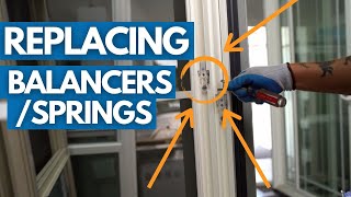 How To Replace BalancersSprings on Anlin Windows [upl. by Engapmahc]