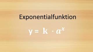 Exponentialfunktion [upl. by Kcirded]