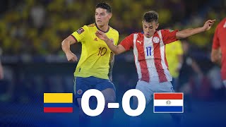 Eliminatorias  Colombia 00 Paraguay  Fecha 14 [upl. by Neelyk]