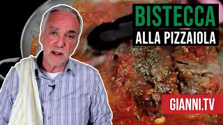 Bistecca alla Pizzaiola Italian Recipe  Giannis North Beach [upl. by Ramraj88]