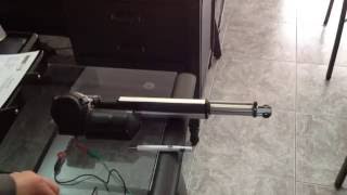 SLA30 LINEAR ACTUATOR ACTUADOR LINEAL MOTORREDUCTOR MOTOR ELECTRICO BRAZO [upl. by Arianne]