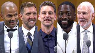 Every Hall of Fame Enshrinement Speech from the 23HoopClass [upl. by Xuagram]