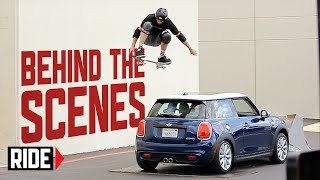 Tony Hawk Jumps Moving MINI Hardtop  Behind The Scenes [upl. by Eastman3]