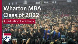 2022 Wharton MBA Graduation – Full Ceremony [upl. by Guthrey]