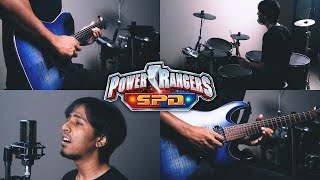 Power Rangers SPD Opening Theme Cover Cartoon Intro [upl. by Ninette]