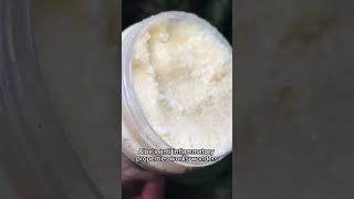 Hydrate with Raw Shea Butter acne bodyacne sheabutter bodycare dryskin eczema eczemarelief [upl. by Naoh467]