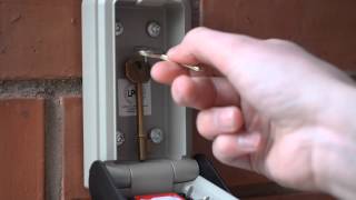 How to use the Supra C500 Police accredited key safe [upl. by Gerdy765]