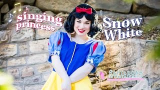 Singing Snow White  Princess Party Character  Los Angeles Santa Monica Manhattan Beach [upl. by Ikram]