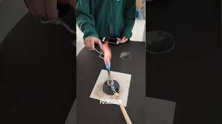 FLAME TEST LAB 🧫 explore physics study science technology viralvideo shortvideoexperiment [upl. by Keppel]