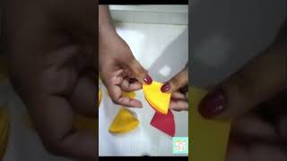 paper flower diy paperflowercraft origami craft paper [upl. by Dera]