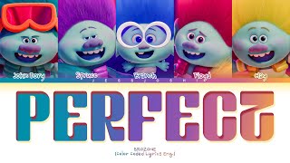 BroZone  Perfect Color Coded Lyrics Eng From Trolls Band Together [upl. by Yruj]