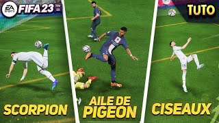 TUTO FIFA 23  Marquer des Buts Spéctaculaires Tirs Flair Scorpion⭐ [upl. by Yeldar963]