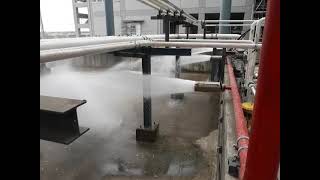 Medium Expansion Foam System Water Discharge Test [upl. by Bratton]