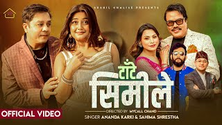 Tate Simile  Ananda Karki • Sahima Shrestha • Dilip Rayamajhi • Usha Uppreti • New Nepali Song [upl. by Sualkcin]