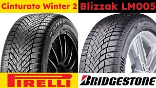 Pirelli Cinturato Winter 2 vs Bridgestone Blizzak LM005 [upl. by Viva436]