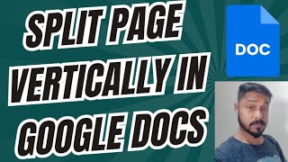 How to split page vertically in Google Docs [upl. by Mercie]