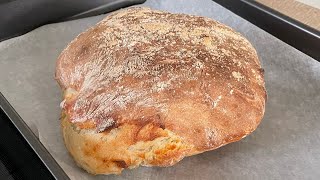 Das einfachste Brot mit Übernachtgare nur 5 Minuten Aufwand täglich frisches Brot  102 [upl. by Nickie]