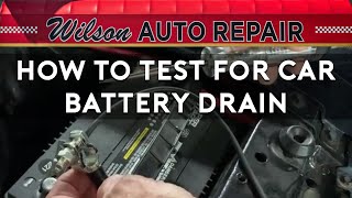 How to Test for Car Battery Drain [upl. by Bridge550]