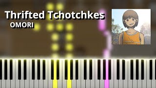 Thrifted Tchotchkes  OMORI OST Piano Tutorial [upl. by Ilac]