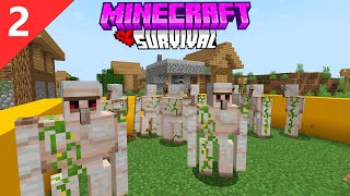 Reproduciendo GOLEMS  Ep2 Minecraft Survival [upl. by Strang]