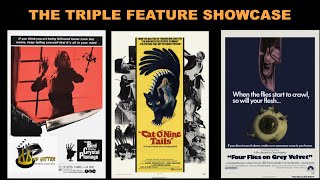 THE TRIPLE FEATURE SHOWCASE  EPISODE 1 Italian Giallo  Movie Reviews [upl. by Assillem]