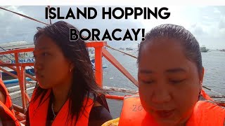 Island Hopping Boracay wateractivities boracay vacation philippines [upl. by Alanna]