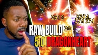 Powerful Raw 50 Build Dragonheart  Desperate Roar OP  Monster Hunter Rise Sunbreak [upl. by Sucramed]