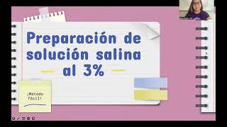 ¿Cómo realizar Solución Salina al 3🧂Aqui te lo enseño facil y rápido By Karla Muñiz Hdz [upl. by Novehc]