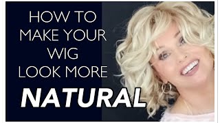 HOW TO make WIGS LOOK MORE NATURAL ⭐️⭐️USING SIMPLE techniques⭐️⭐️ [upl. by Rheims300]