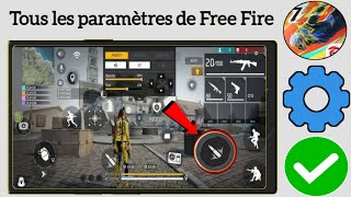 Comment modifier vos paramètres de contrôle Free Fire  Garena Free Fire  Paramètre de contrôle [upl. by Flavia]