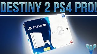 DESTINY 2 PS4 PRO BUNDLE ANNOUNCED [upl. by Amalee]