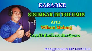 SISIMBAR DI TOLUMIS KARAOKE [upl. by Darsey]