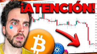 CAÍDA REPENTINA DE BITCOIN  ¿QUÉ ESTÁ PASANDO [upl. by Wernda241]